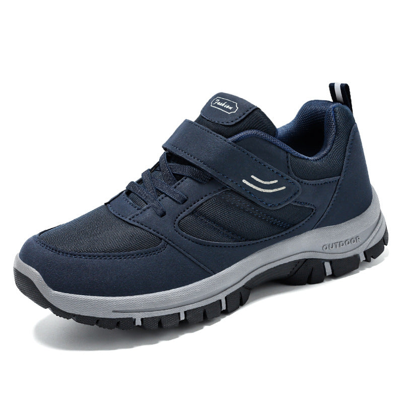Herren nan robuste Outdoor-Sneaker mit Klettverschluss, atmungsaktivem Strickoberteil und profilierter rutschfester Sohle Echo Archiv