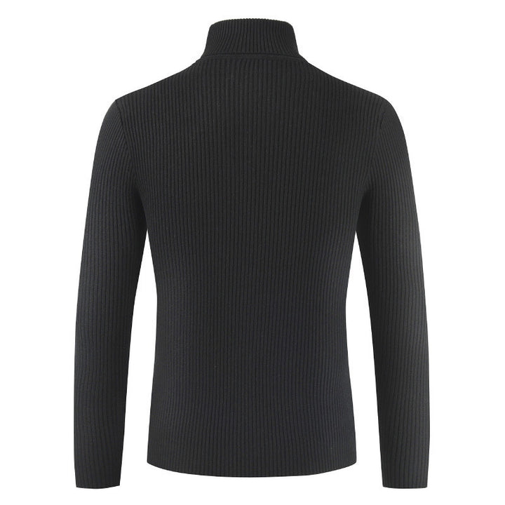 Damen Rollkragenpullover aus gehäkeltem Strick Echoarchiv
