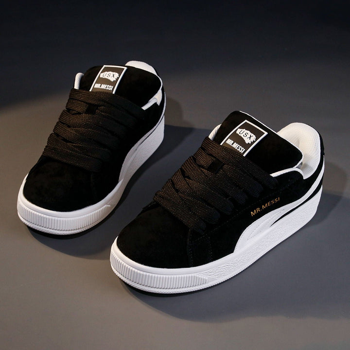 Damen modische Sneakers mit elastischen Schnürsenkeln und weichem Obermaterial Echo Archiv