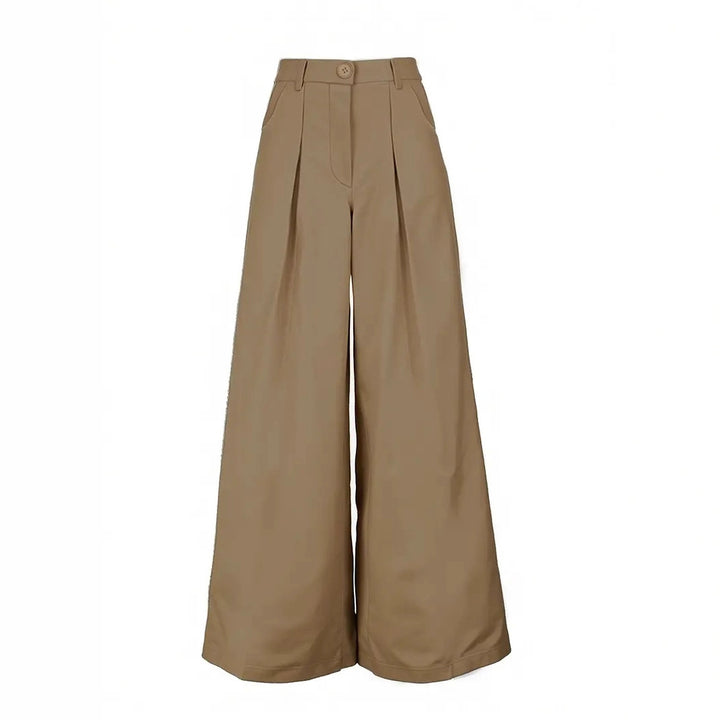 Damen Hoch geschnittene Palazzo-Hose mit eleganten Falten und formschöner Passform Echo Archiv