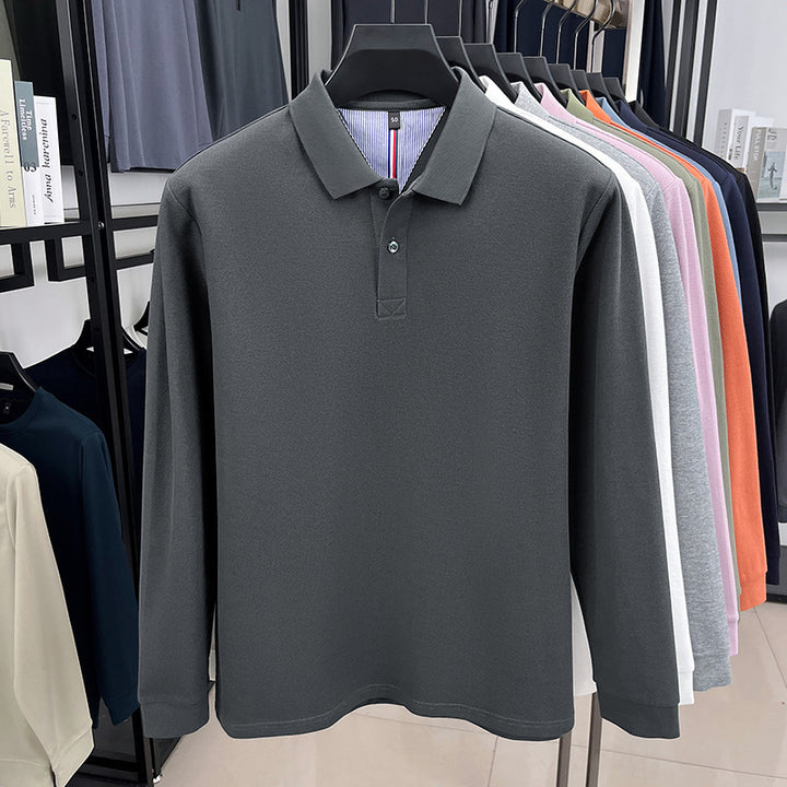 Herren Langarm Poloshirt Echoarchiv