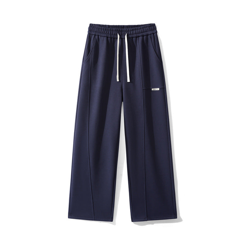 Damen Lounge-Hose mit weitem Bein, elastischem Bund & Seitentaschen Echoarchiv