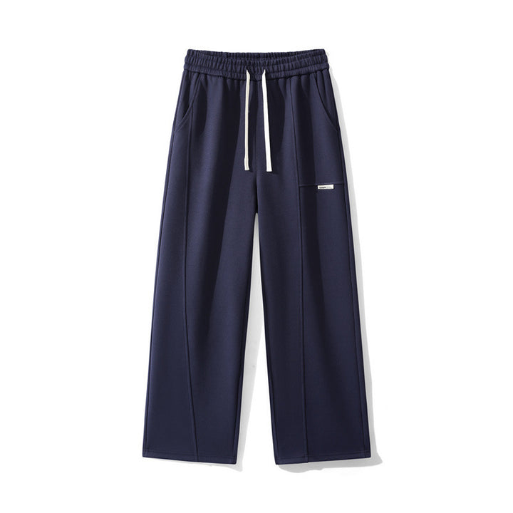 Damen Lounge-Hose mit weitem Bein, elastischem Bund & Seitentaschen Echoarchiv