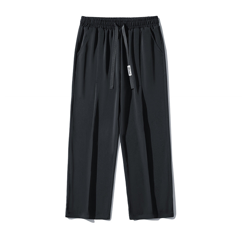 Herren luftige Freizeithose mit verstellbarem Bund und seitlichen Taschen Echoarchiv