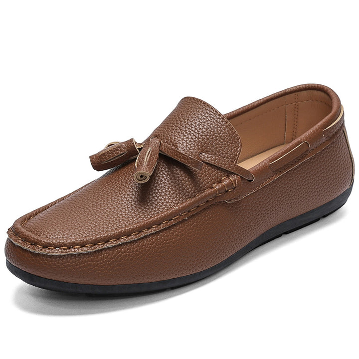 Herren Elegante Mokassins mit modischem Schnürdetail Echo Archiv
