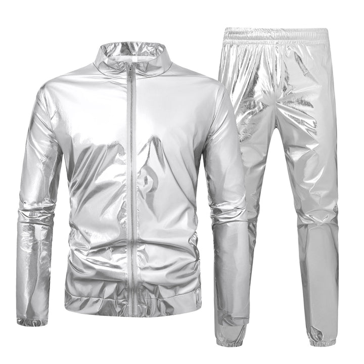 Herren nan ultraleichte reflektierende Windjacke mit Stehkragen und durchgehendem Reißverschluss Echo Archiv