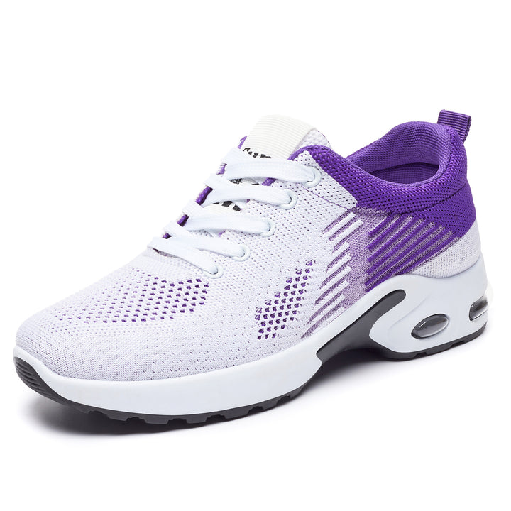 Damen nan atmungsaktive Strick-Sneaker mit Luftpolstersohle und gepolstertem Knöchelabschluss Echo Archiv