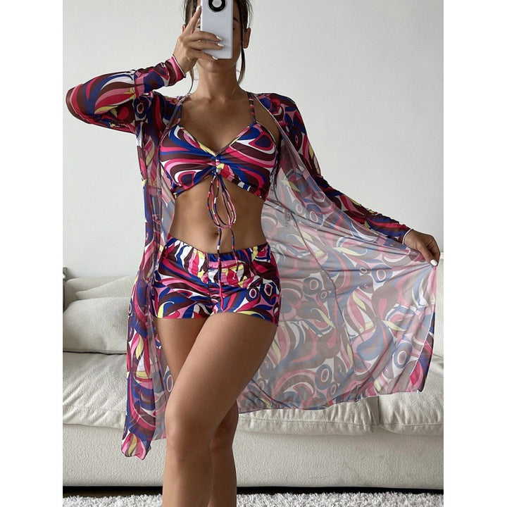 Damen Bikiniset mit lässigem Strandcover Echo Archiv