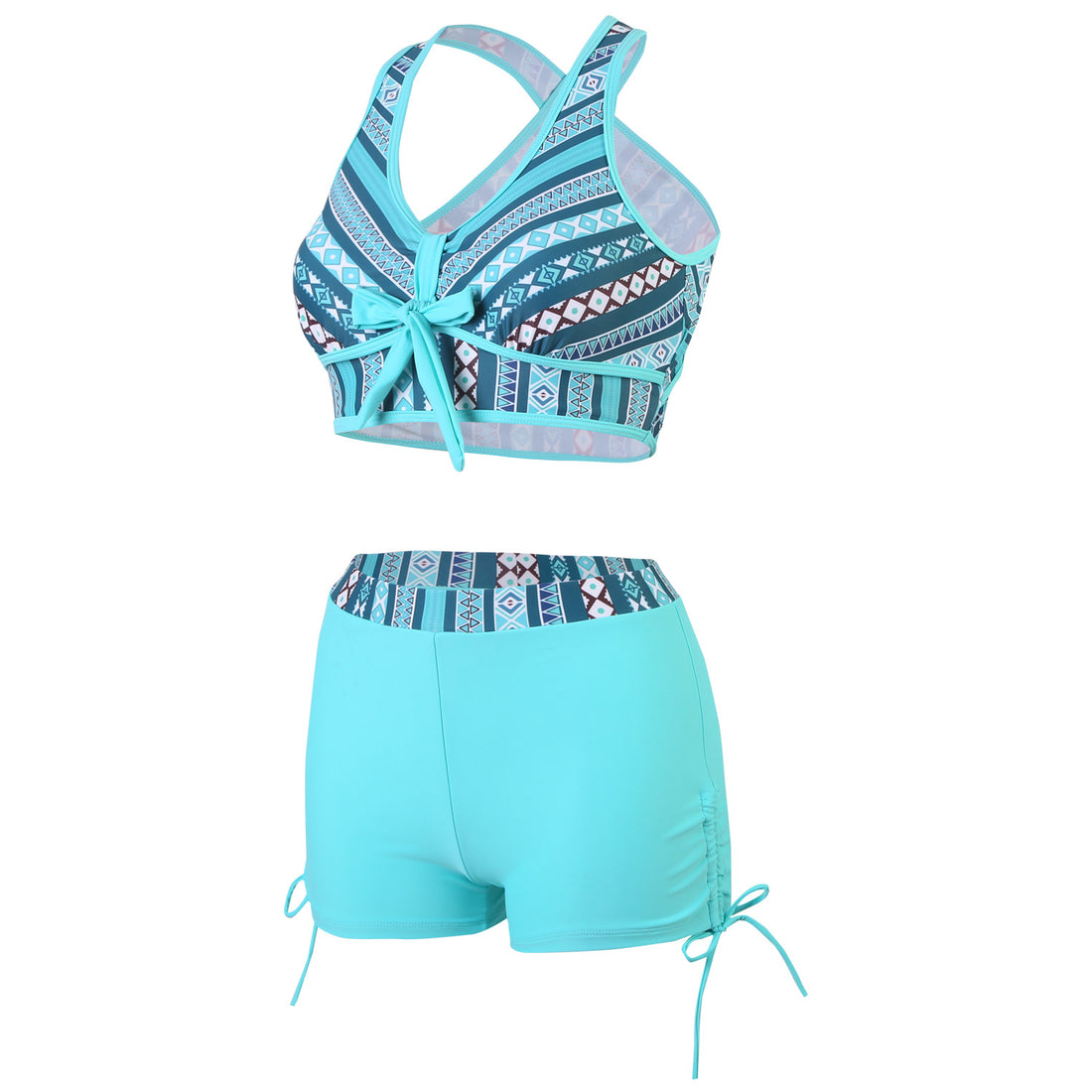 Damen Sportlicher Badeanzug mit innovativem Kreuzträgerdesign – Maréssa