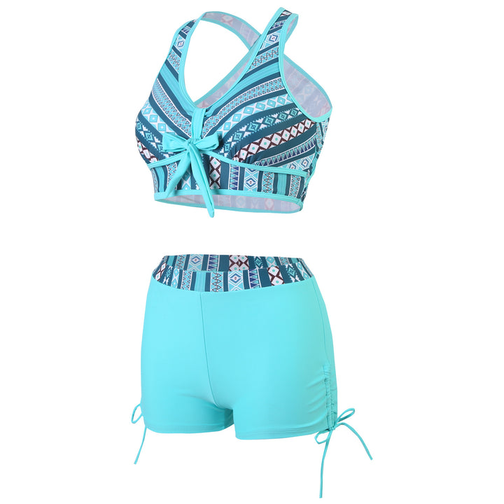 Damen Sportlicher Badeanzug mit innovativem Kreuzträgerdesign Echo Archiv