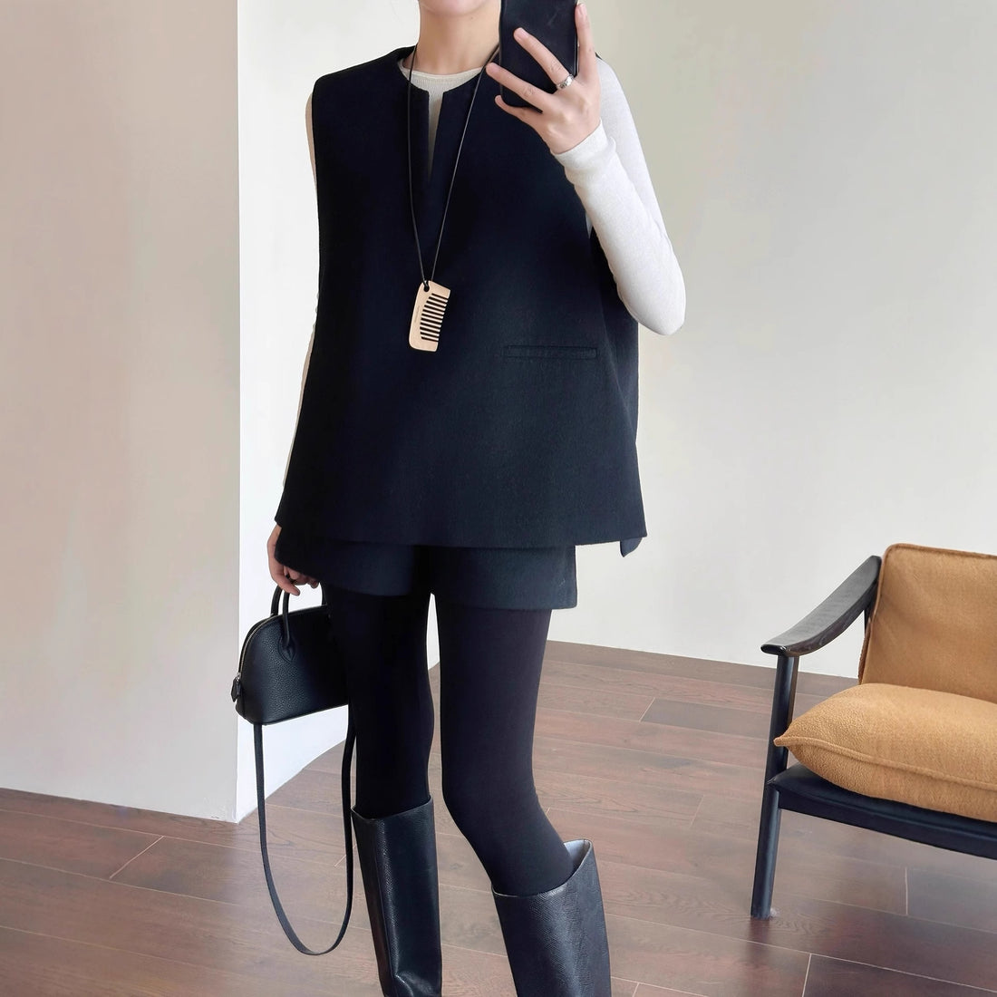 Damen Elegante Weste aus feinem Stoff Echoarchiv