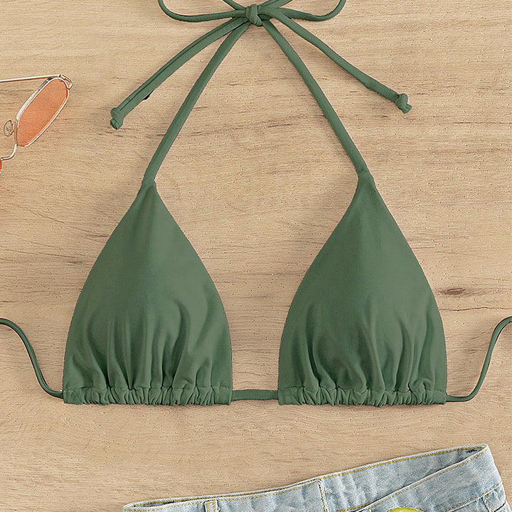 Damen Triangel-Bikinioberteil mit verstellbaren Bindebändern Echo Archiv