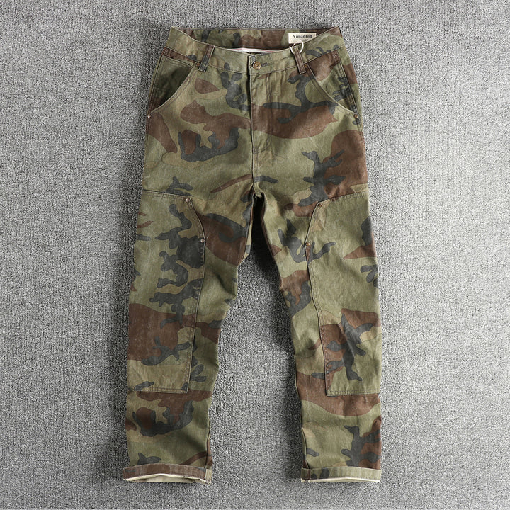 Herren Cargohose im modernen Camouflage-Design mit multifunktionalen Taschen Echoarchiv