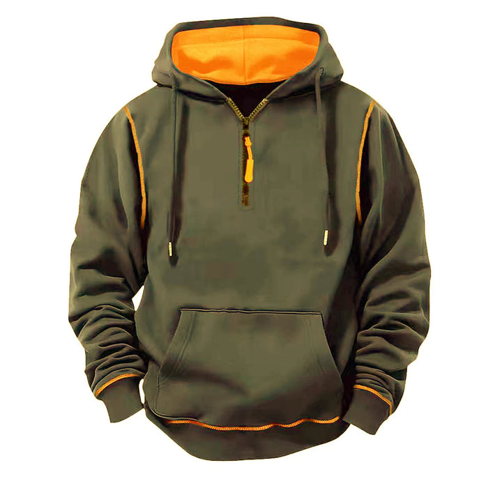 Herren Sportliche Kapuzenjacke mit Reißverschluss Echo Archiv
