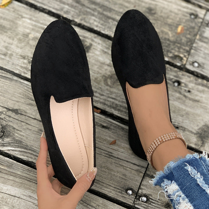 Damen Bequeme Slipper Im Eleganten Design mit Weicher Oberflächenstruktur Echoarchiv