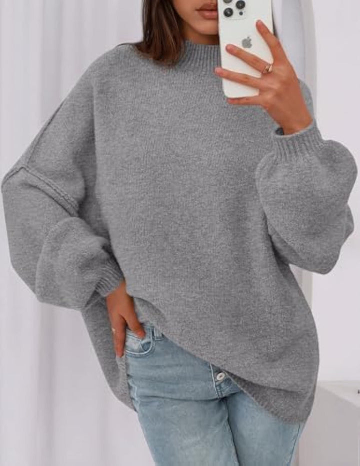 Damen Weicher Oversized Pullover Echo Archiv