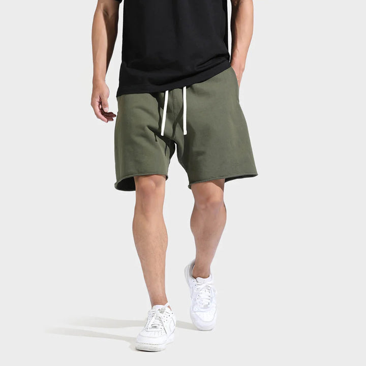 Herren Bequeme Sweatshorts mit elastischem Bund und Seitentaschen Echoarchiv