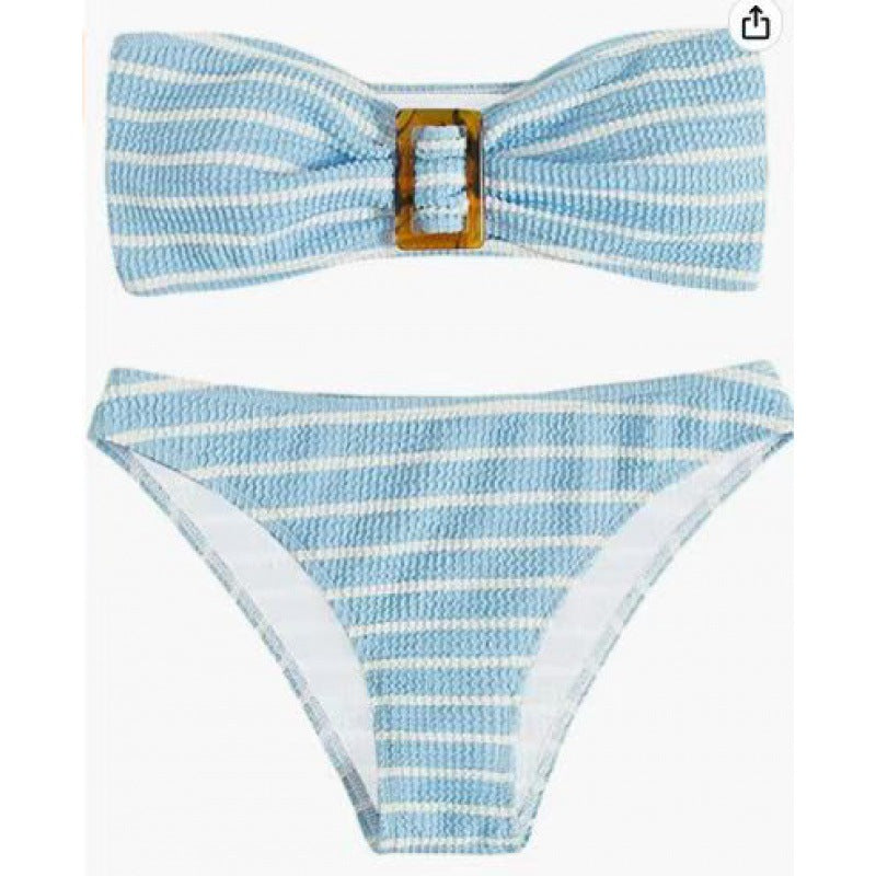 Damen Bandeau Bikini-Set mit elegantem Schleifen-Design Echo Archiv