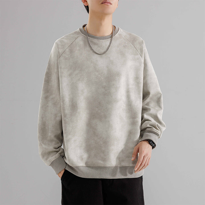 Herren lässiger Sweatshirt mit Raglanärmeln Echoarchiv