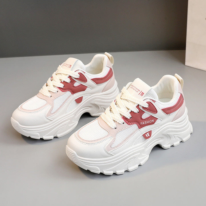 Damen modische Chunky Sneakers mit atmungsaktiver Mesh-Oberfläche und komfortabler Dämpfung Echo Archiv