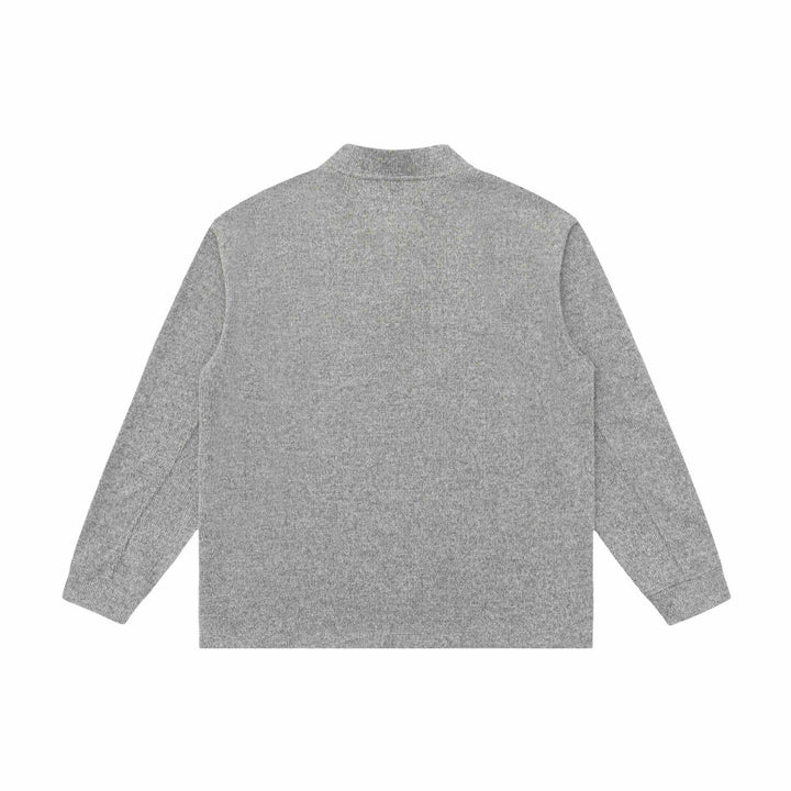 Unisex Feinstrick-Henley-Pullover mit Troyerkragen und Raglanärmeln Echoarchiv