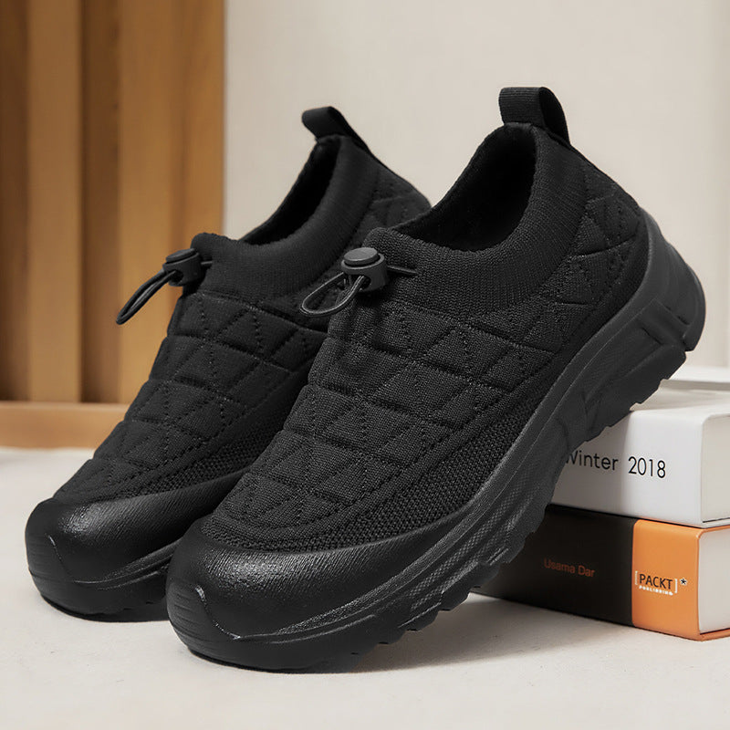 Damen nan gesteppter Slip-On Winterhalbschuh mit Quick-Lock Kordelzug, elastischem Schaft und rutschfester Profillaufsohle Echo Archiv