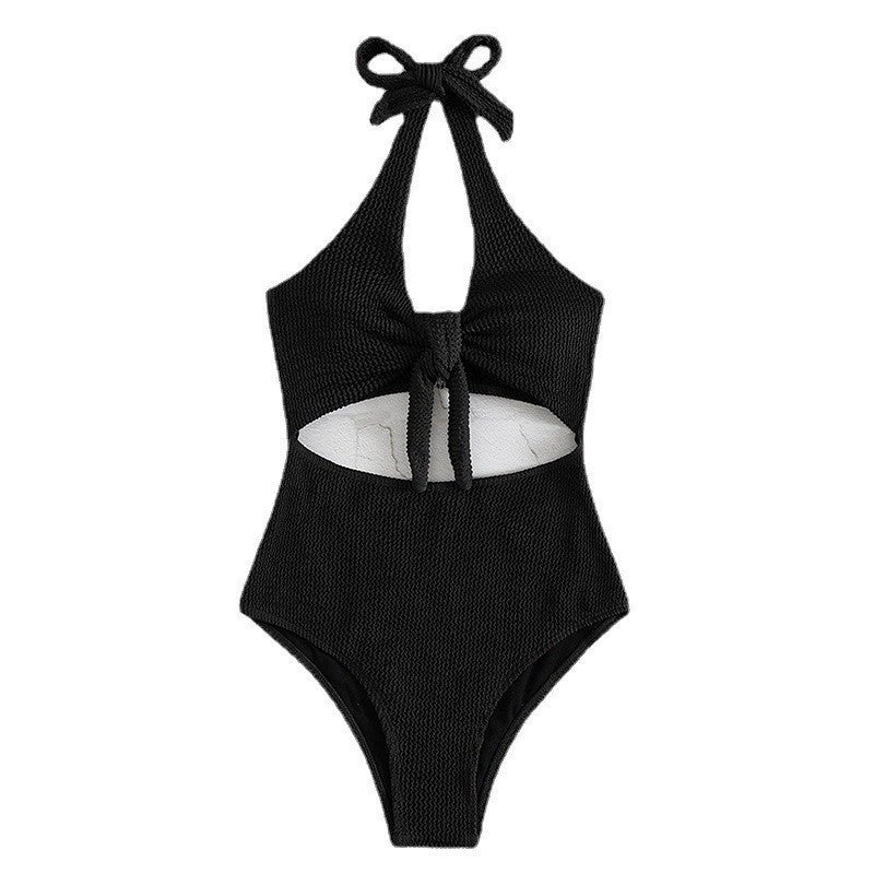 Damen Einteiliger Badeanzug mit innovativem Wickeldetail Echo Archiv