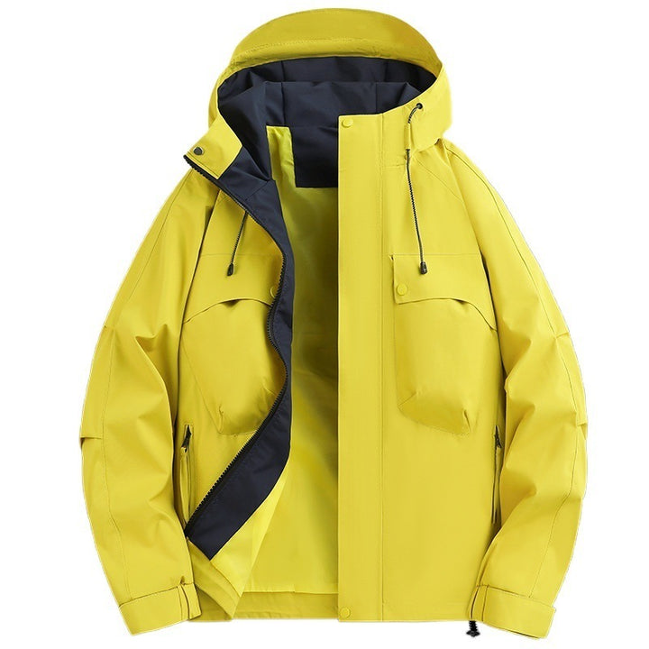 Herren atmungsaktive und wasserabweisende Funktionsjacke mit großzügigen Taschen Echoarchiv