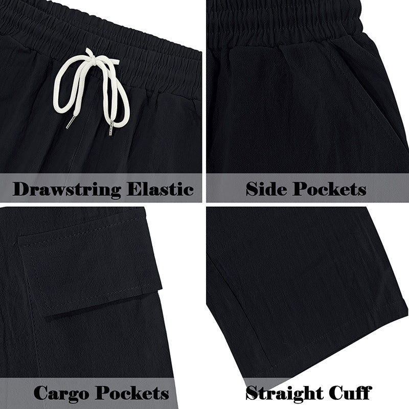 Herren Cargo-Hose mit elastischem Bund und praktischen Taschen Echoarchiv