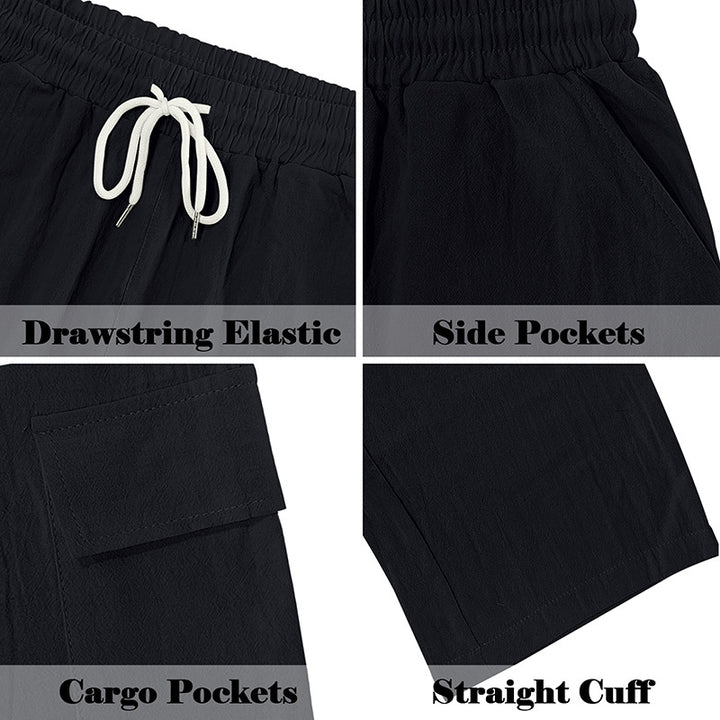 Herren Cargo-Hose mit elastischem Bund und praktischen Taschen Echoarchiv