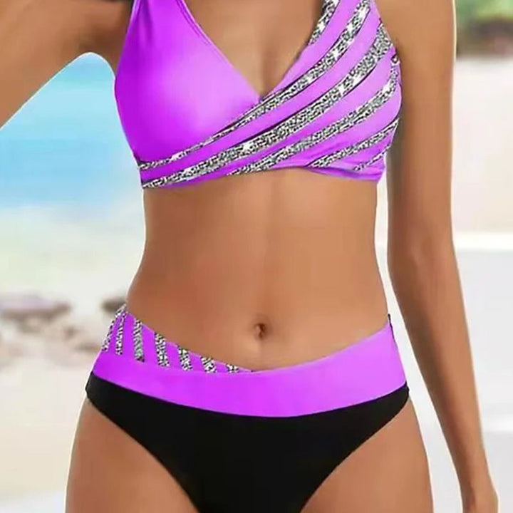 Damen Sportliches Bikini-Set mit trendigem Wickeloberteil Echo Archiv