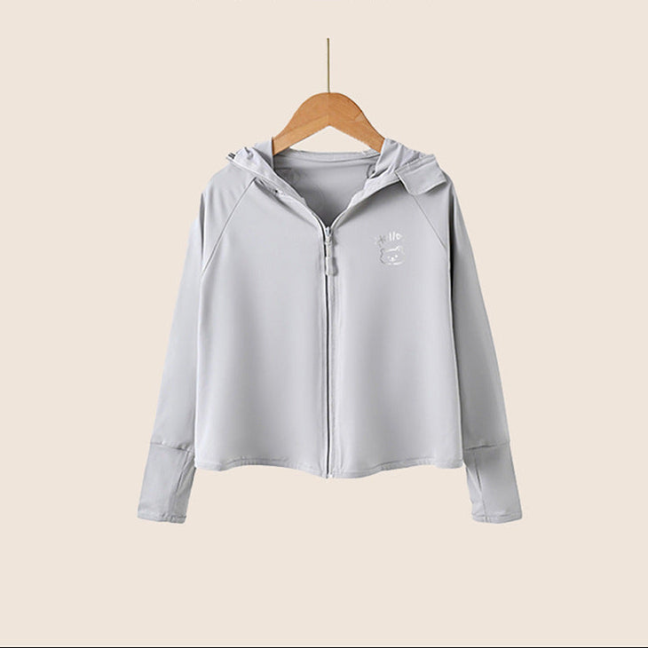 Damen leichte und atmungsaktive Sportjacke mit Kapuze Echo Archiv