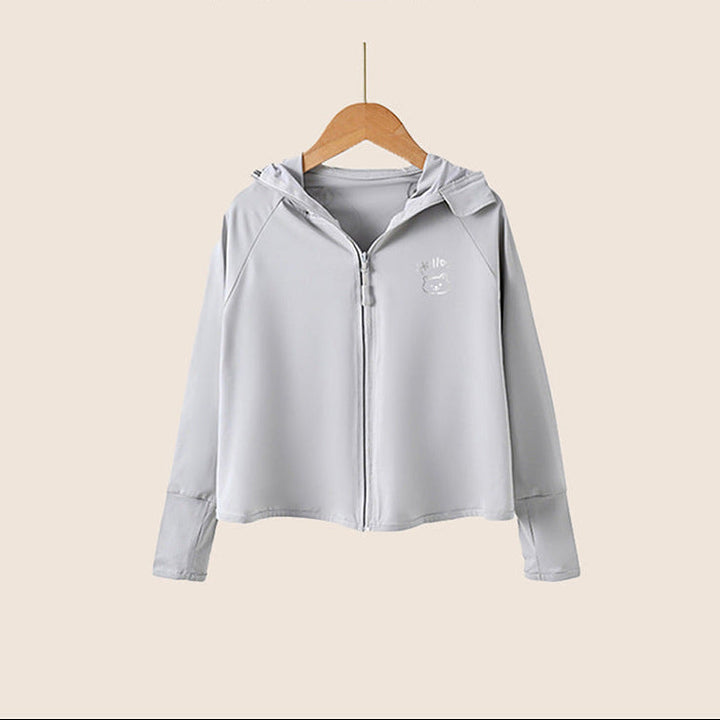 Damen leichte und atmungsaktive Sportjacke mit Kapuze Echo Archiv