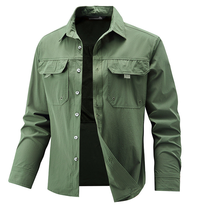 Herren Praktische Outdoor-Hemdjacke Echo Archiv