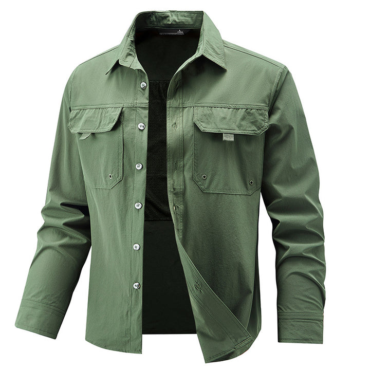 Herren Praktische Outdoor-Hemdjacke Echo Archiv