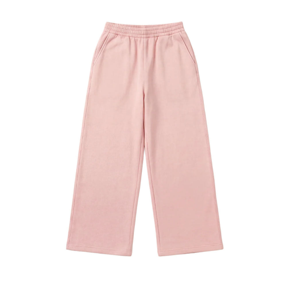 Damen Wide‑Leg Relaxhose mit hohem Komfortbund, seitlichen Eingrifftaschen und weichem Fleece-Innenfutter – Avélisse