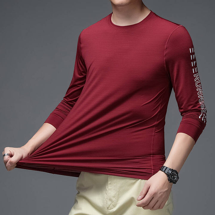 Herren Sportliches Funktionsshirt mit innovativer Textur Echoarchiv