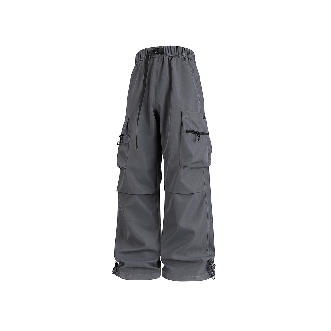Herren Baggy‑Technische Cargo‑Hose mit integriertem Sicherheitsgurt und verstellbarem Saum Echo Archiv