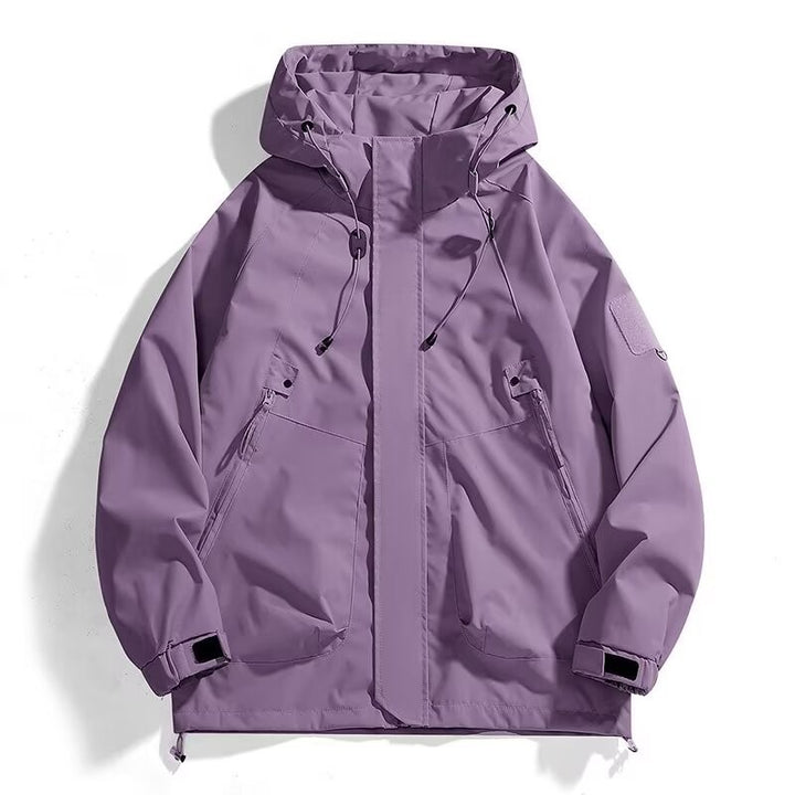 Herren Urbaner Utility-Softshellparka mit Kordelzug, Velcro-Ärmeln und verdeckten Reißverschlüssen Echo Archiv