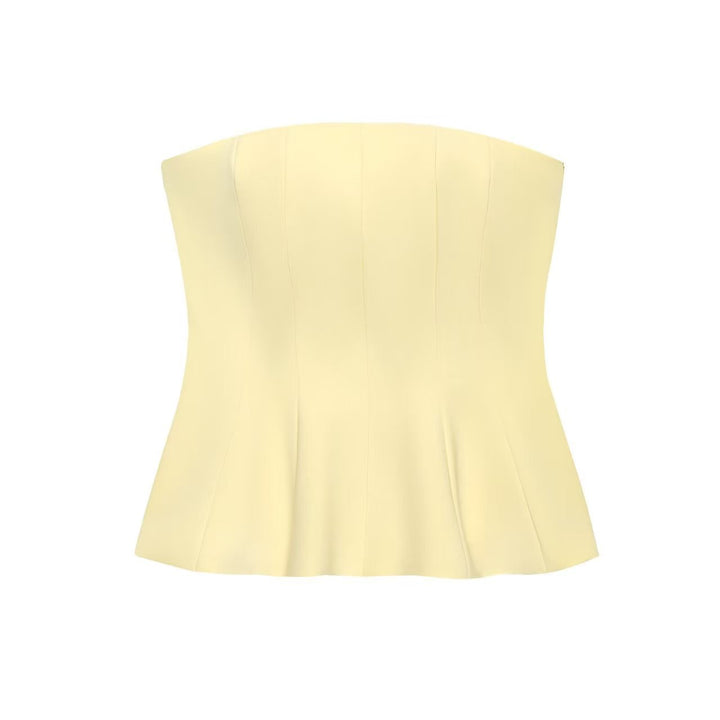 Damen Bustier-Oberteil mit figurformendem Schnitt und elegantem Plissee Echo Archiv