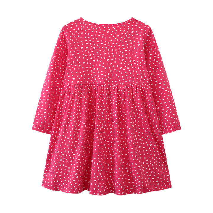 Mädchen Langarmkleid mit verspieltem Einhorn-Motiv Echo Archiv