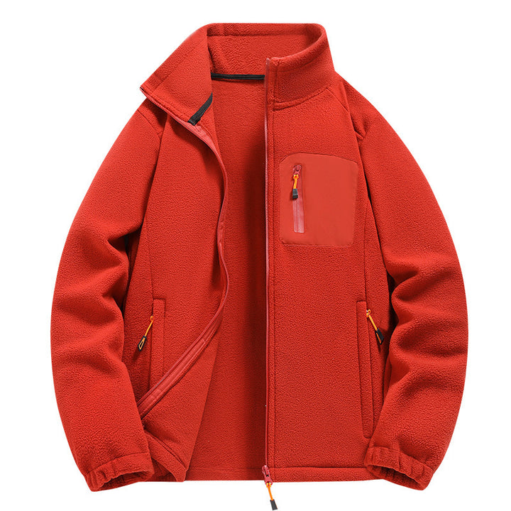 Herren Fleecejacke mit praktischen Reißverschlusstaschen Echoarchiv