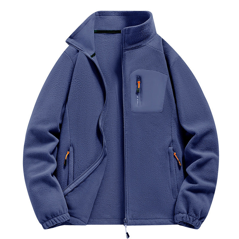 Herren Fleecejacke mit praktischen Reißverschlusstaschen Echoarchiv