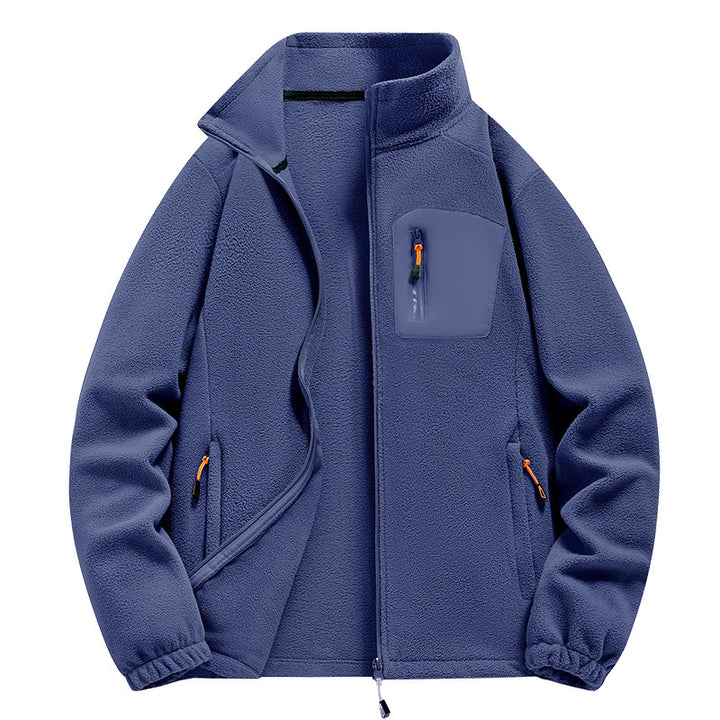 Herren Fleecejacke mit praktischen Reißverschlusstaschen Echoarchiv