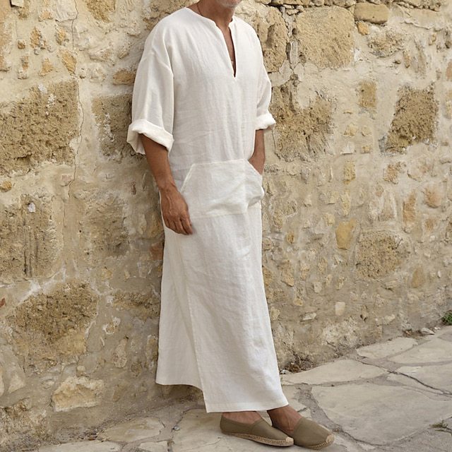 Herren Längeres Leinenkleid Echoarchiv