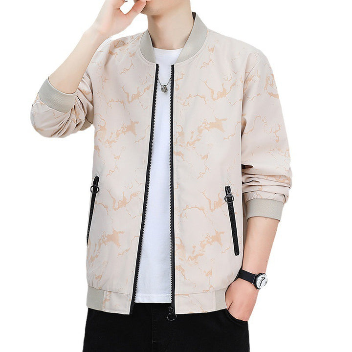 Herren Modische Bomberjacke mit Taschen Echo Archiv