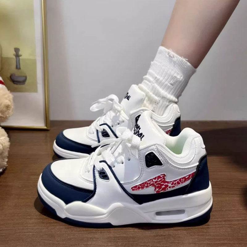 Damen Sportliche Sneaker mit High-Top Design und atmungsaktiver Oberflächenstruktur Echo Archiv