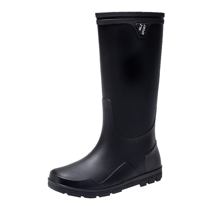Herren Mittelhohe Wasserdichte Gummistiefel mit kontrastierender Profilsohle Echoarhiv