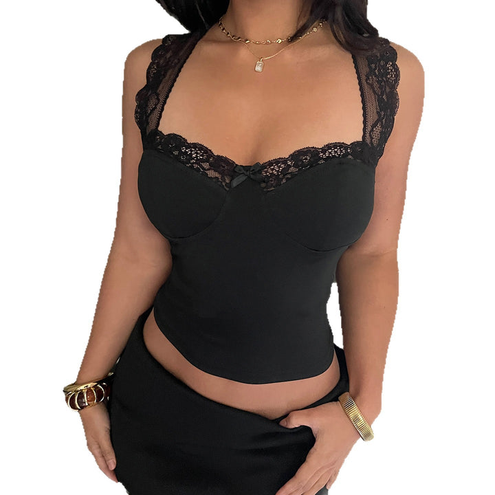 Damen Spitzen-Camisole mit elegantem Schnitt und verspielten Details Echo Archiv