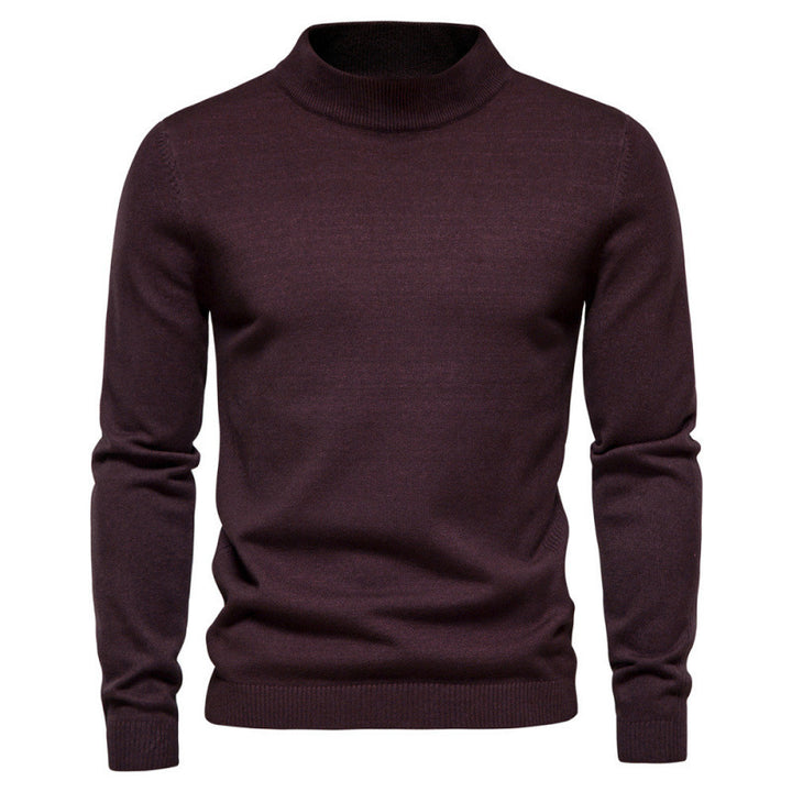 Herren Strickpullover mit hohen Kragen Echoarchiv